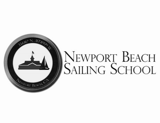 33.616° N, 117.897° W NEWPORT BEACH, CANEWPORT BEACH SAILING SCHOOL logo