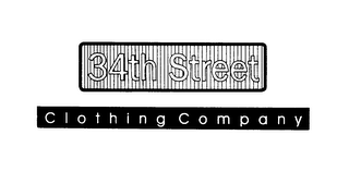 34TH STREET CLOTHING COMPANY logo