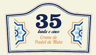 35 TRINTA E CINCO CREME DE PASTEL DE NATA logo