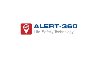 360 ALERT-360 LIFE-SAFETY TECHNOLOGY logo