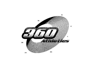 360 ATHLETICS 90 45 0 315 270 225 135 logo