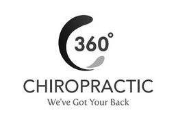 360° CHIROPRACTIC WE'VE GOT YOUR BACK logo