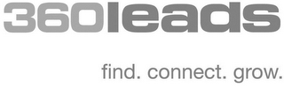 360 LEADS FIND. CONNECT. GROW logo