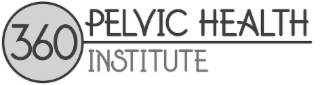 360 PELVIC HEALTH INSTITUTE logo