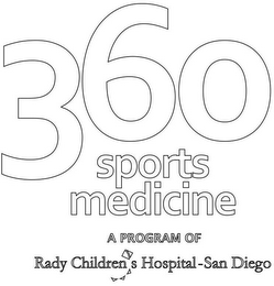 360 SPORTS MEDICINE A PROGRAM OF RADY CHILDRENS HOSPITAL-SAN DIEGO logo
