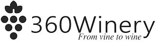 360WINERY FROM VINE TO WINE logo