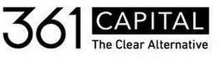 361 CAPITAL THE CLEAR ALTERNATIVE logo