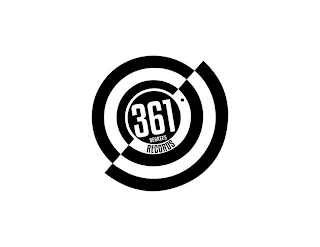 361 ° DEGREES RECORDS logo