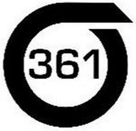 361 WITH A CIRCLE AROUND IT logo