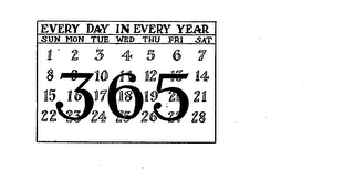 365 EVERYDAY IN EVERY YEAR logo