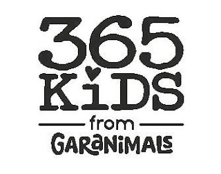 365 KIDS FROM GARANIMALS logo