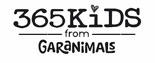 365 KIDS FROM GARANIMALS logo