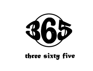 365 THREE SIXTY FIVE logo