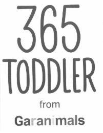 365 TODDLER FROM GARANIMALS logo
