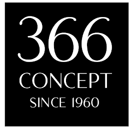 366 CONCEPT SINCE 1960 logo