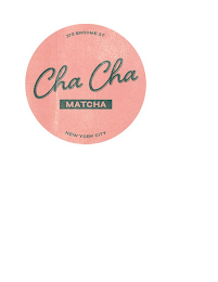 373 BROOME ST CHA CHA MATCHA NEW YORK CITY logo