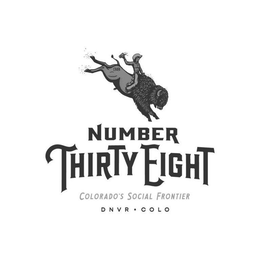 38 NUMBER THIRTY EIGHT COLORADO'S SOCIAL FRONTIER DNVR · COLO logo