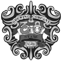 38 STATE BREWING COMPANY EST. 2012 COLORADO logo