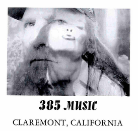 385 MUSIC CLAREMONT, CALIFORNIA logo