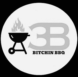 3B BITCHIN BBQ logo