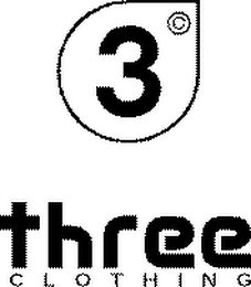 3C THREE CLOTHING logo
