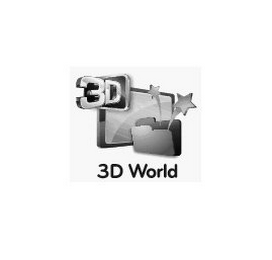 3D 3D WORLD logo