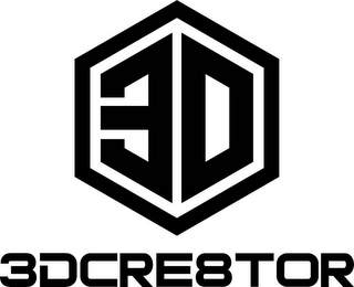 3D 3DCRE8TOR logo