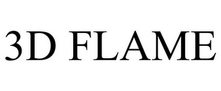 3D FLAME logo