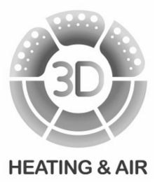 3D HEATING & AIR logo