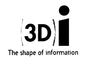 3D I THE SHAPE OF INFORMATION logo