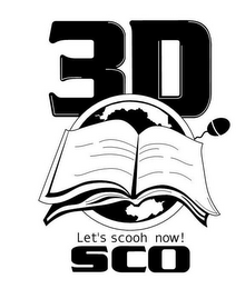 3D LET'S SCOOH NOW! SCO logo