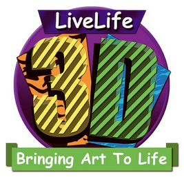 3D LIVELIFE BRINGING ART TO LIFE logo