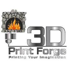 3D PRINT FORGE PRINTING YOUR IMAGINATION logo