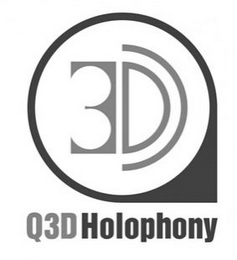 3D Q3D HOLOPHONY logo