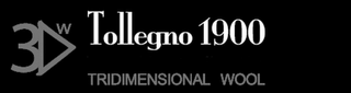 3D W TOLLEGNO 1900 TRIDIMENSIONAL WOOL logo