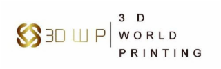 3D WP 3 D WORLD PRINTING logo