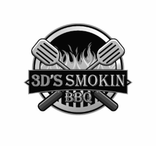3D'S SMOKIN BBQ logo