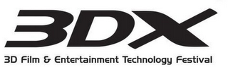 3DX 3D FILM & ENTERTAINMENT TECHNOLOGY FESTIVAL logo