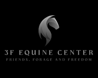 3F EQUINE CENTER FRIENDS, FORAGE AND FREEDOM logo