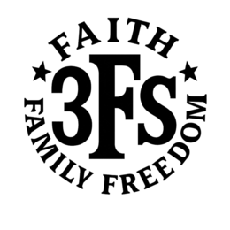 3FS FAITH FAMILY FREEDOM logo