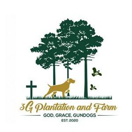3G PLANTATION AND FARM GOD, GRACE, GUNDOGS, EST.2020 logo