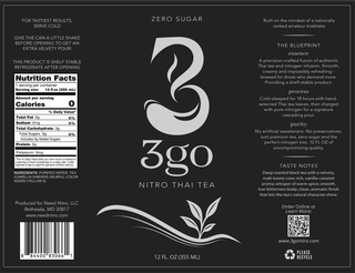 3GO NITRO THAI TEA logo