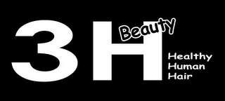 3H BEAUTY HEALTHY HUMAN HAIR logo