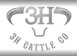 3H CATTLE CO logo