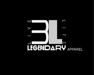 3L APPAREL/ LIVE LIFE LEGENDARY logo