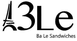 3LE BA LE SANDWICHES logo