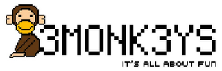 3MONK3YS IT'S ALL ABOUT FUN logo