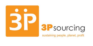 3P 3P SOURCING SUSTAINING PEOPLE, PLANET, PROFIT logo