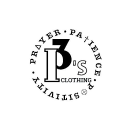 3P'S CLOTHING PRAYER PATIENCE POSITIVITY logo