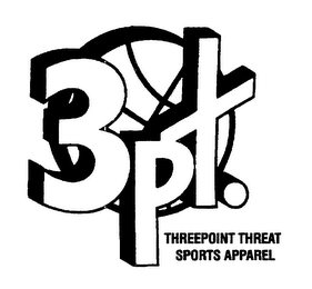 3PT. THREEPOINT THREAT SPORTS APPAREL logo